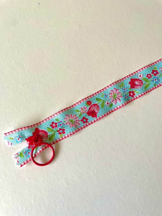 Atsuko Matsuyama's Printed Zipper -- Sweet Tulip (20cm/8in)