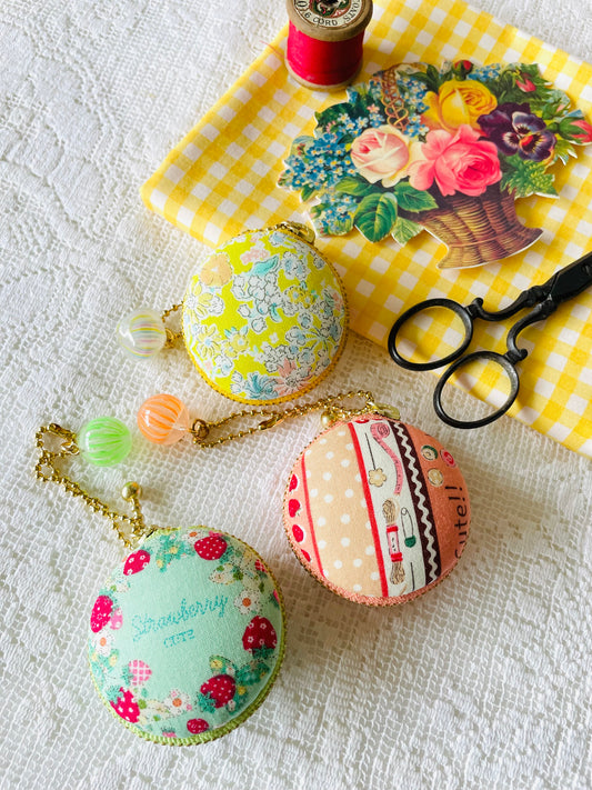 Sewing Kit - Mini Macaron Purse Starter Kit (yellow/green set)