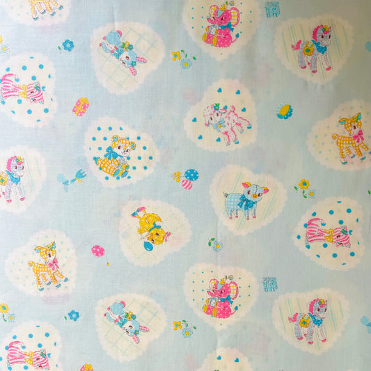 Baby Animal Heart - blue