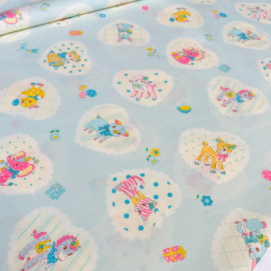 Baby Animal Heart - blue