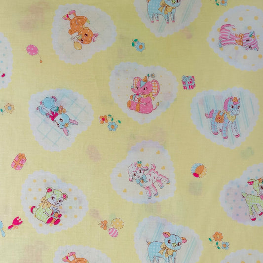 Baby Animal Heart - yellow