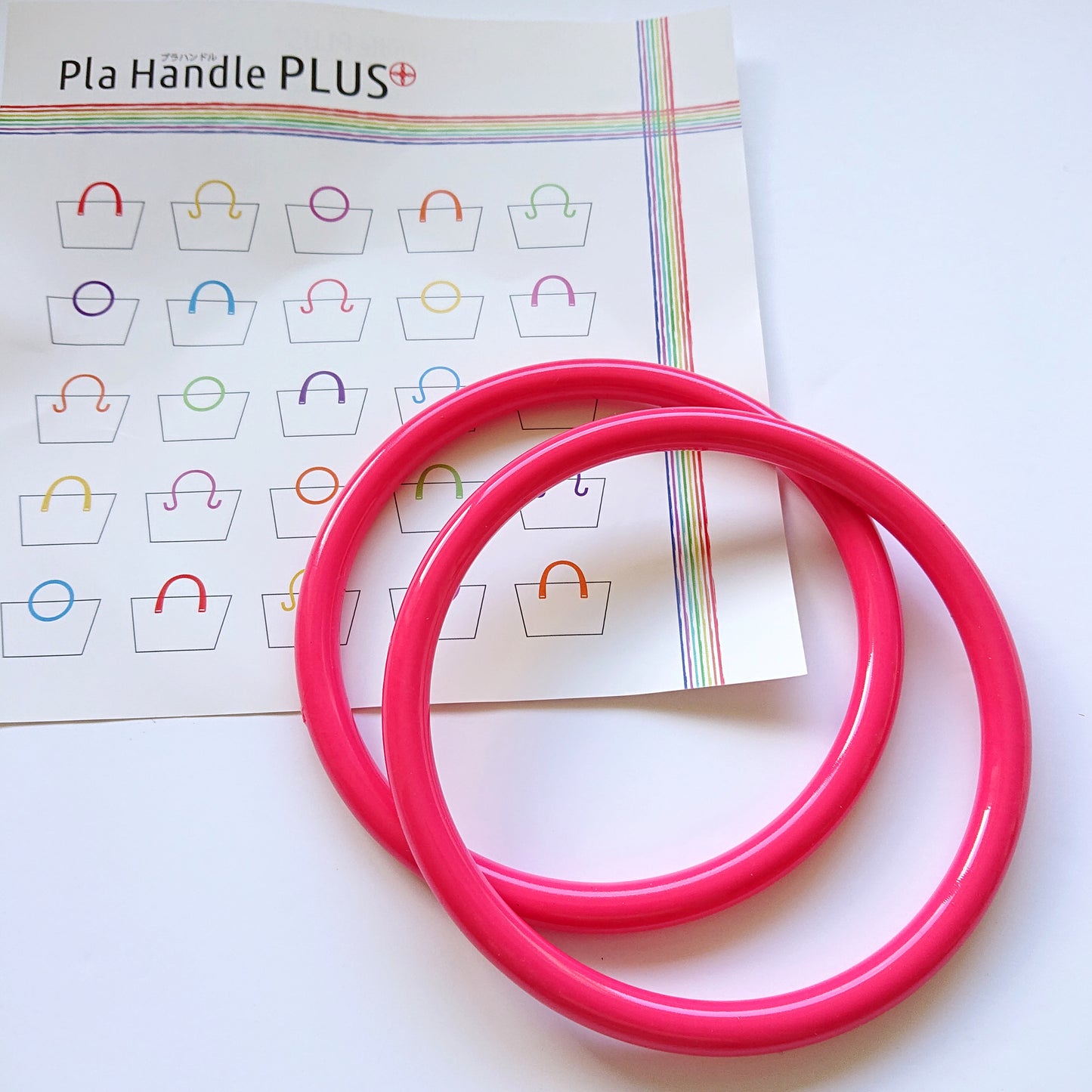 Bag Handles - Round/Circle (Pink)