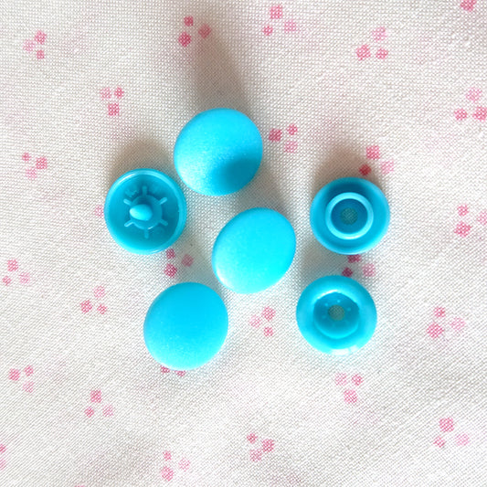 Fastening Snap -- Bright Blue(matted)