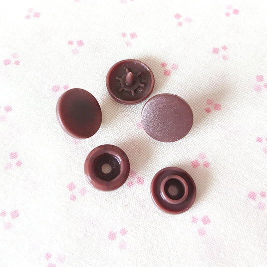 Fastening Snap -- Brown (matted)