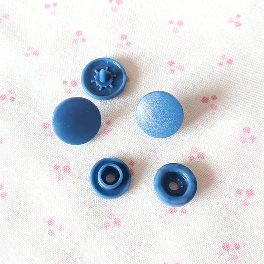 Fastening Snap -- Lake Blue (matted)
