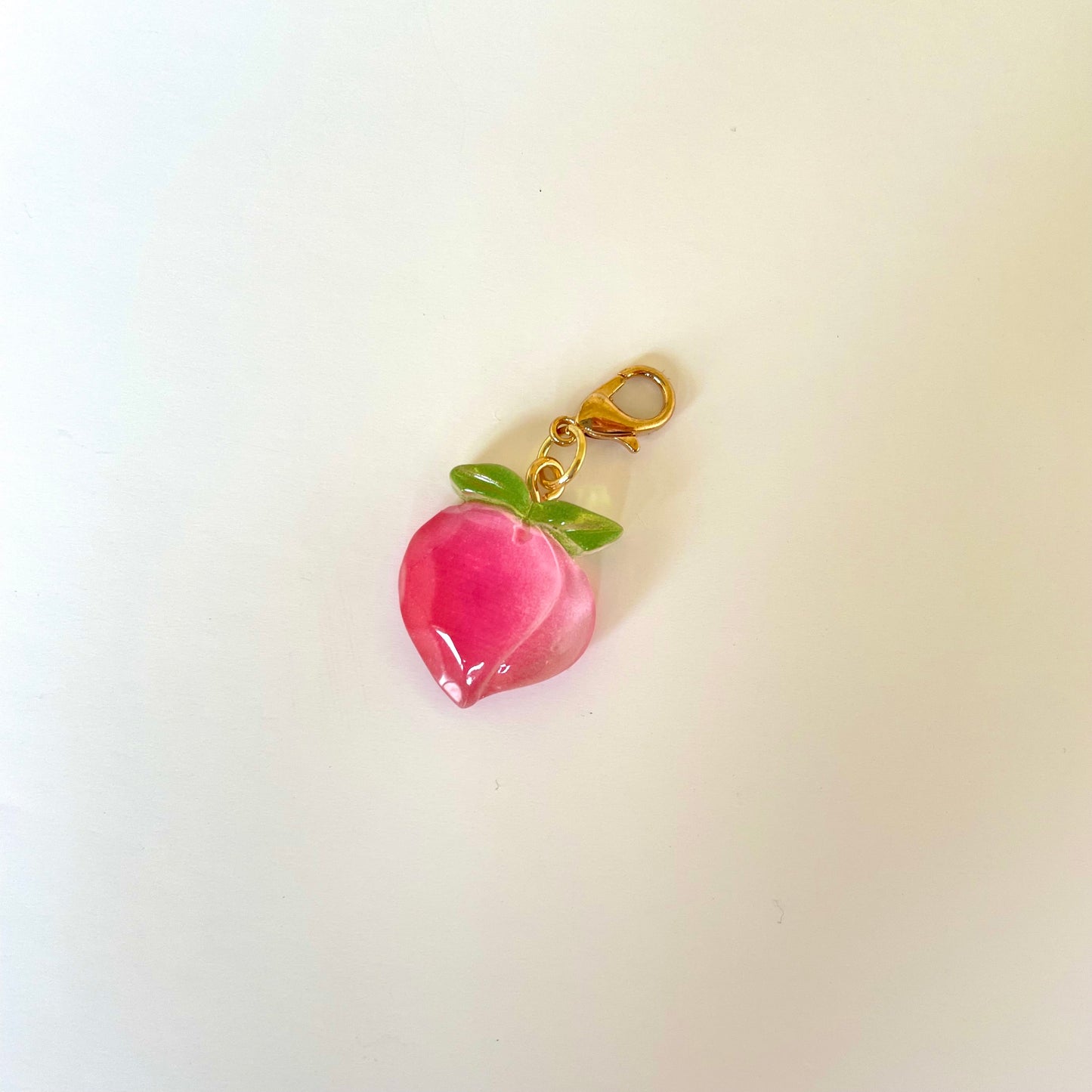 Zipper Charm -  Summer Fruit (Peach)