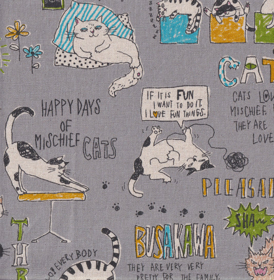 Funny Cats -- Miyako Kawaguchi (Gray)