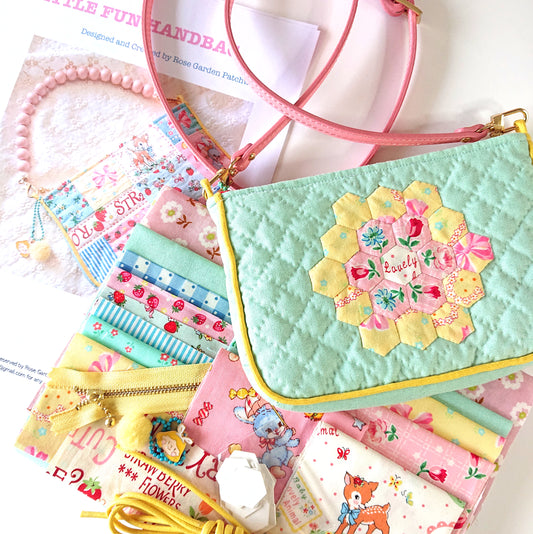 Sewing Pattern  - Little Fun Handbag/Zip Pouch(PDF DOWNLOAD)