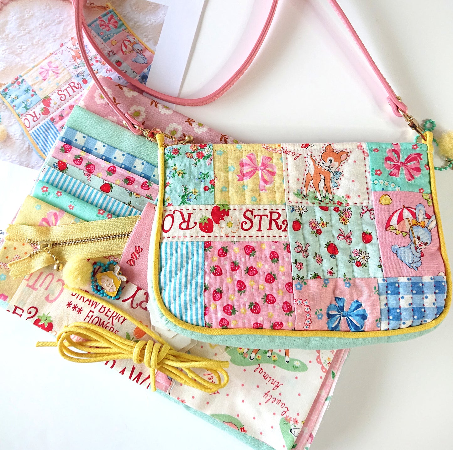 Sewing Pattern  - Little Fun Handbag/Zip Pouch(PDF DOWNLOAD)