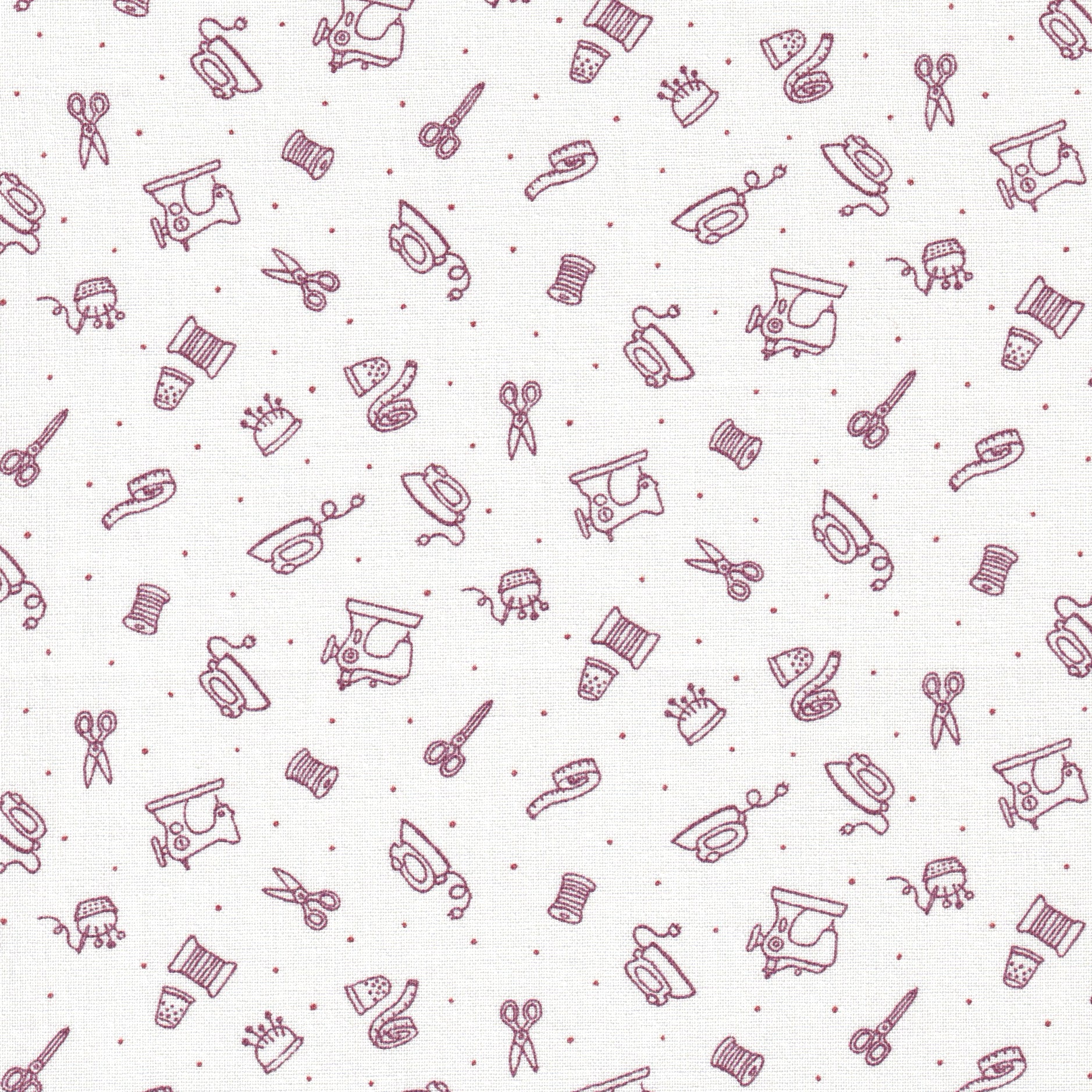 American Country -- Little Notions (off white/red) – Rose Garden Patchwork