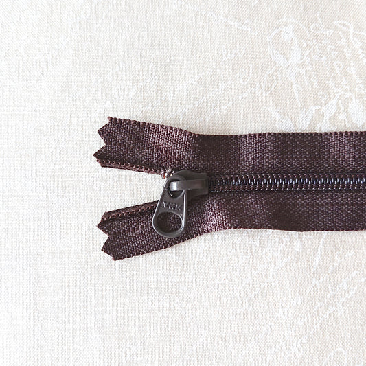 YKK Candy Color Zipper -- Brown(30cm/12in)
