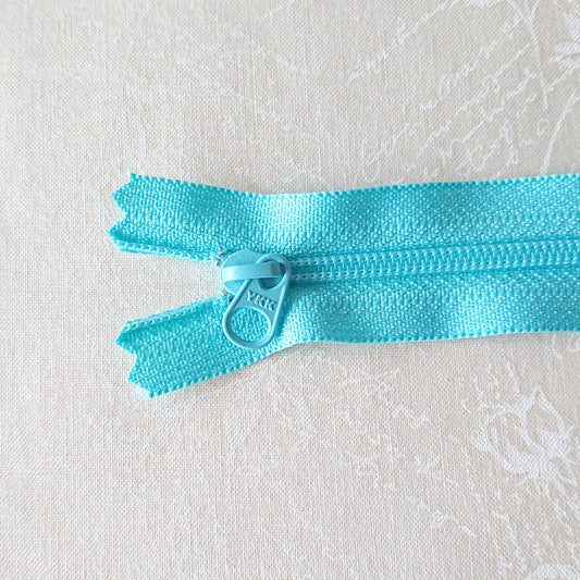 YKK Candy Color Zipper -- Blue (15cm/6in)