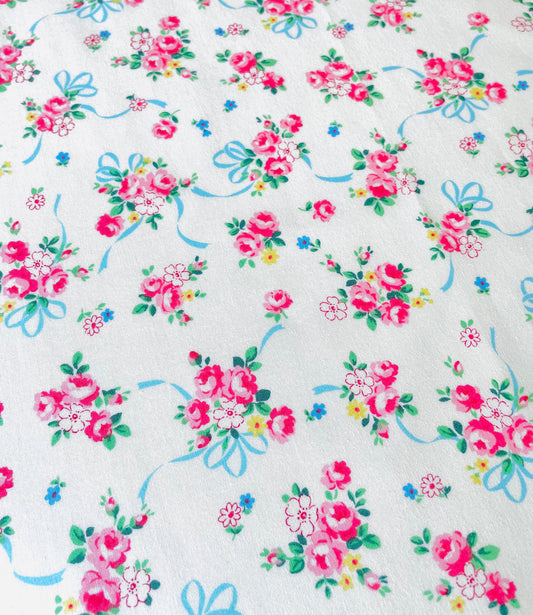 Rose Ribbon -- White