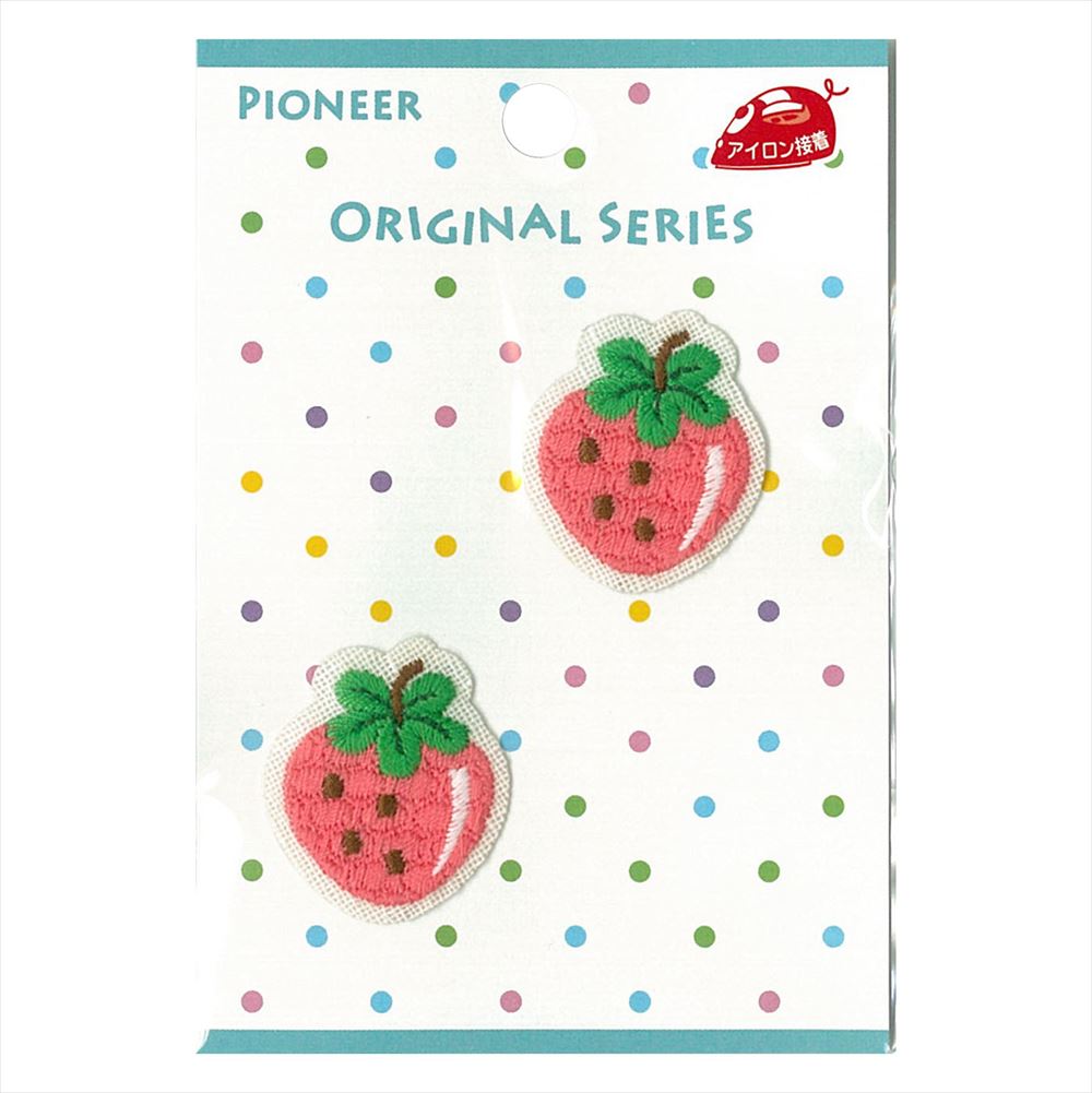 Iron-on/Stick-on Patch-- Strawberries