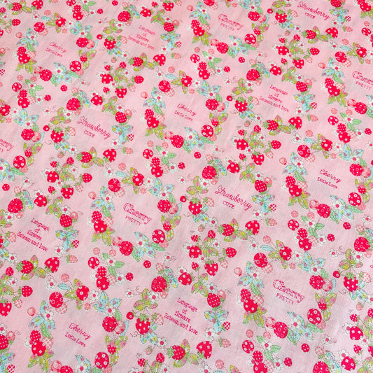 Fruits Wreath Mini  --  pink