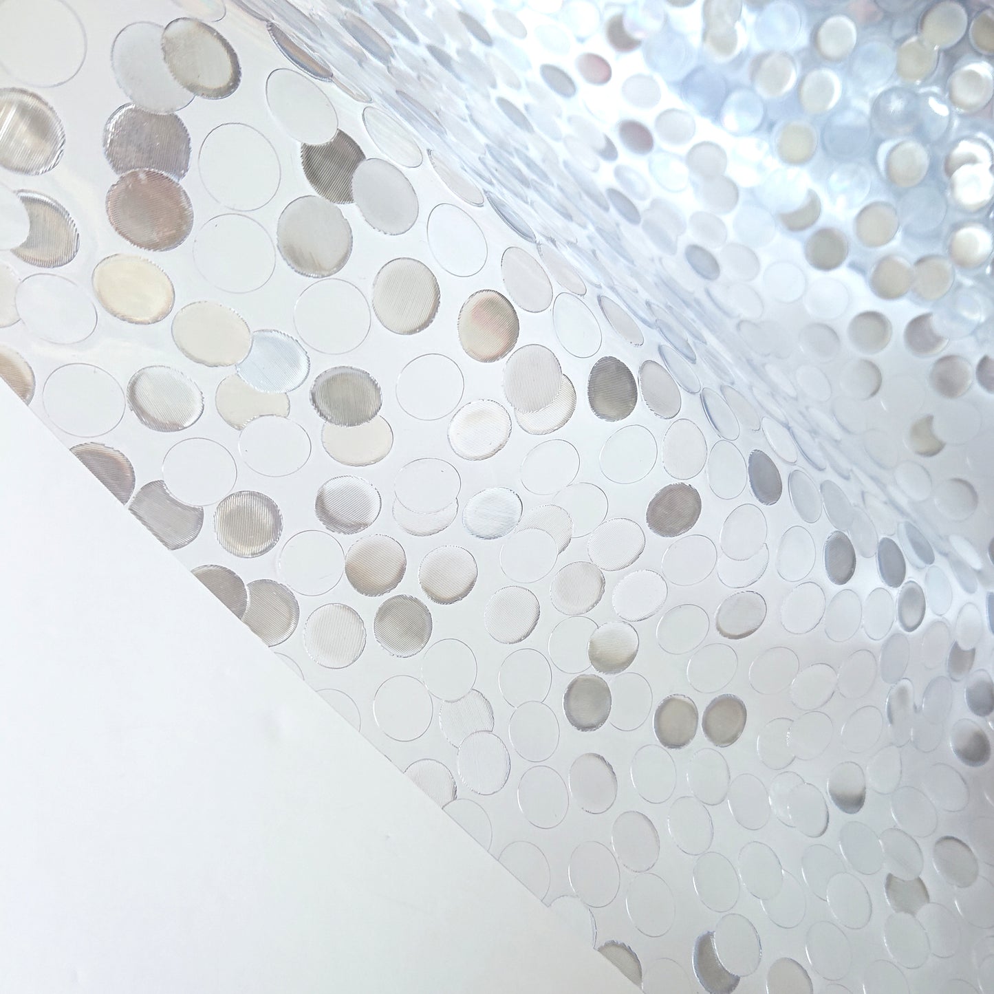 Vinyl - Transparent with embossed glazing dots