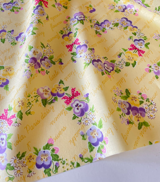 Viola Wreath -- Yellow