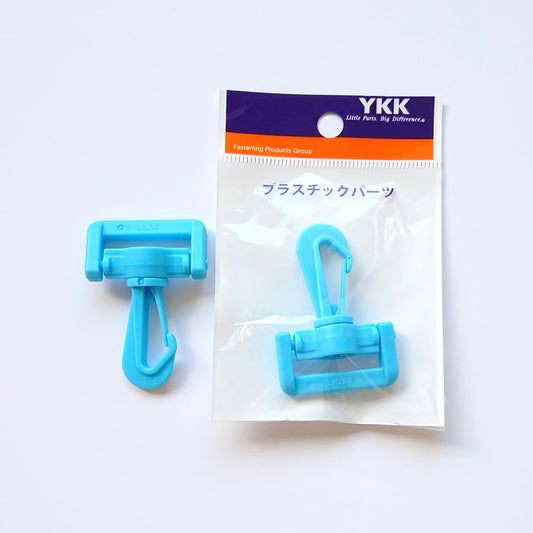 YKK - Swirl Snap Hook (For 1"/25mm wide webbing) -- Light Blue