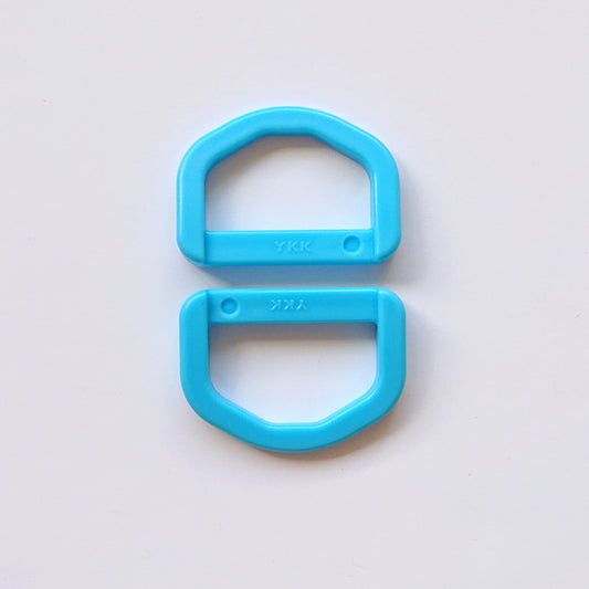YKK - D ring (For 1"/ 25mm wide webbing) - Blue