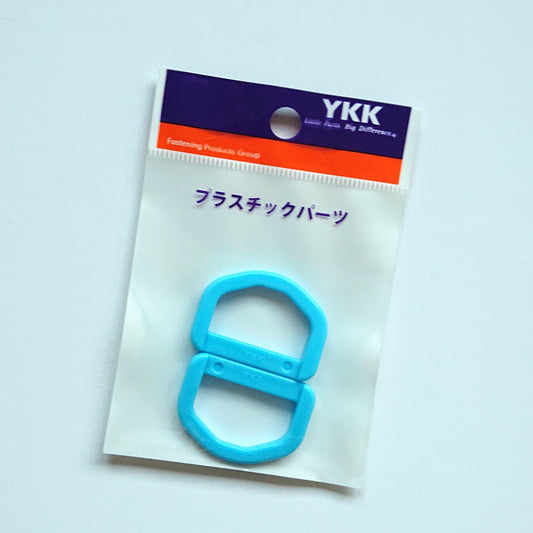 YKK - D ring (For 1"/ 25mm wide webbing) - Blue