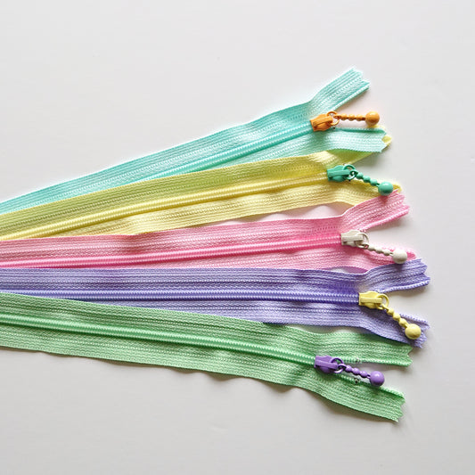 YKK COMBMIX BUNDLE - Pastel Colors (8"/20cm)