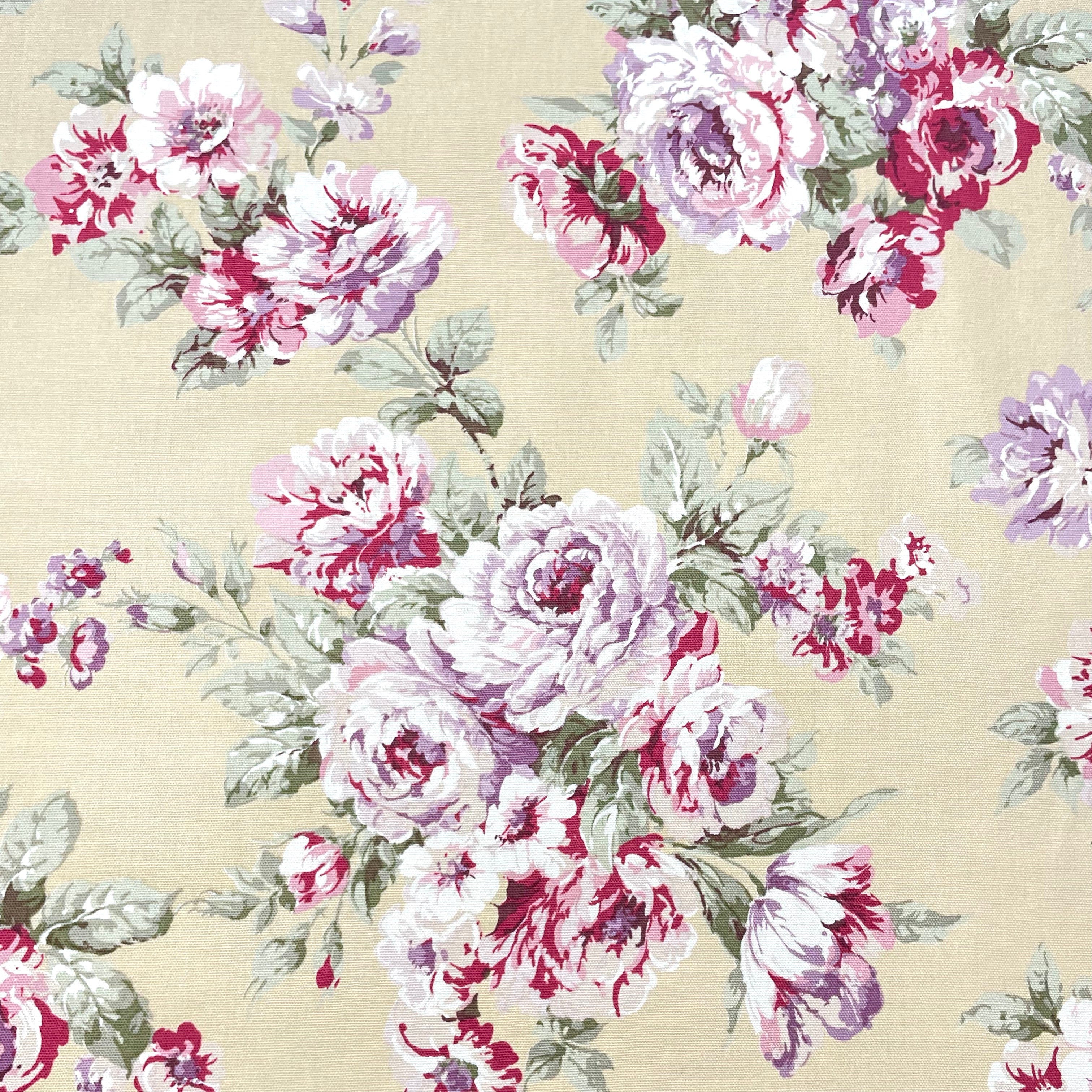 YUWA - Bouquet de Rose (light beige) – Rose Garden Patchwork