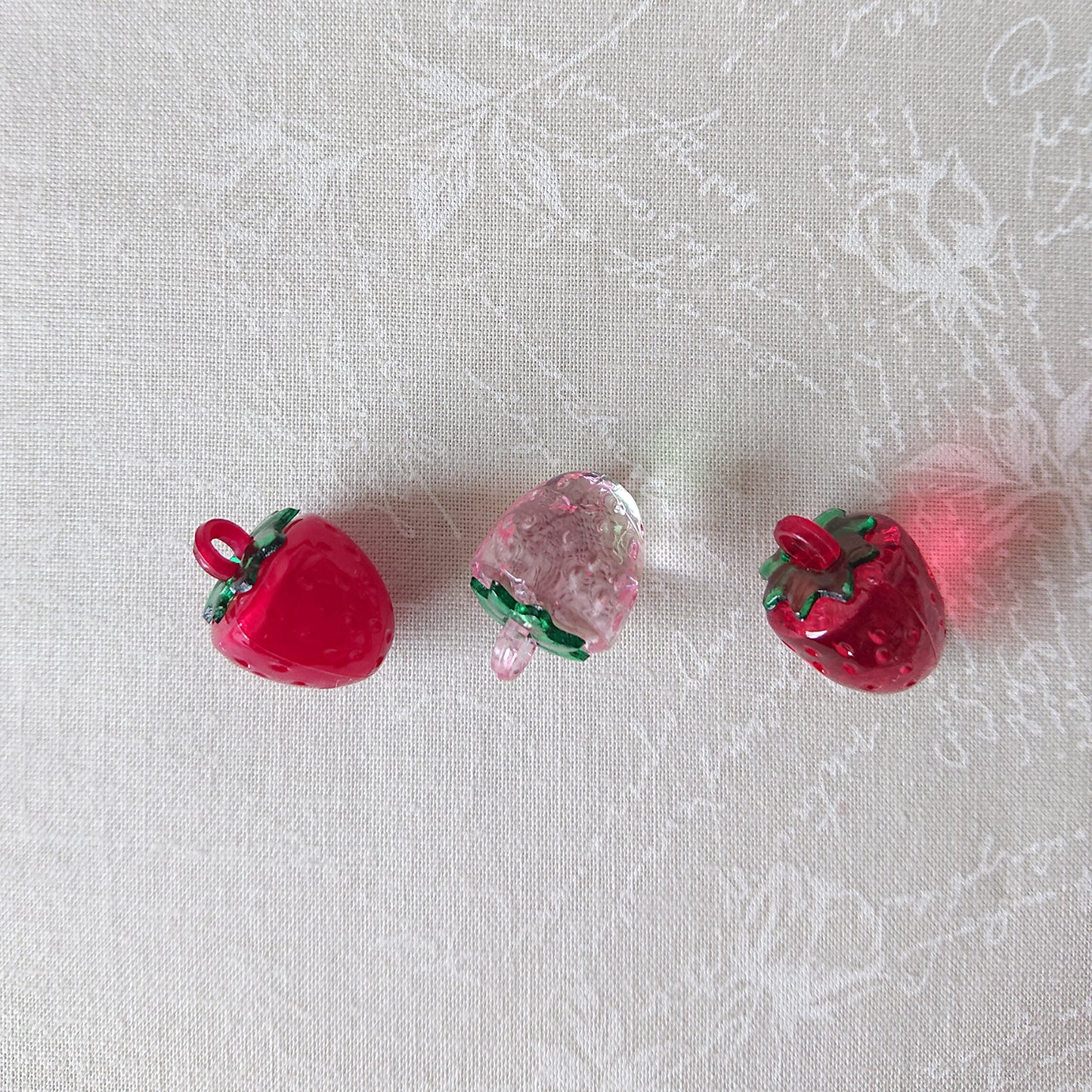 Zipper Charm - Classic Strawberry Bundle (3)