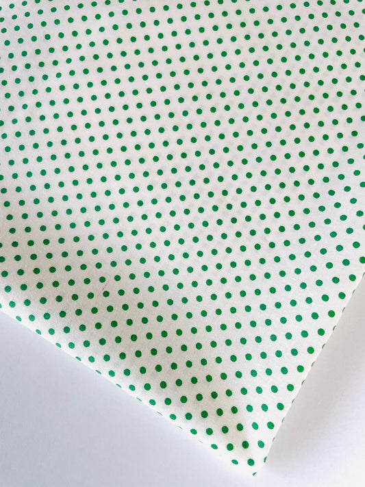 Dot Dot  - off white/ green