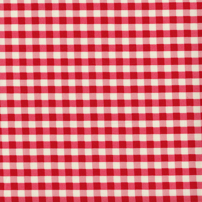 YUWA Basic Gingham - Bright Red