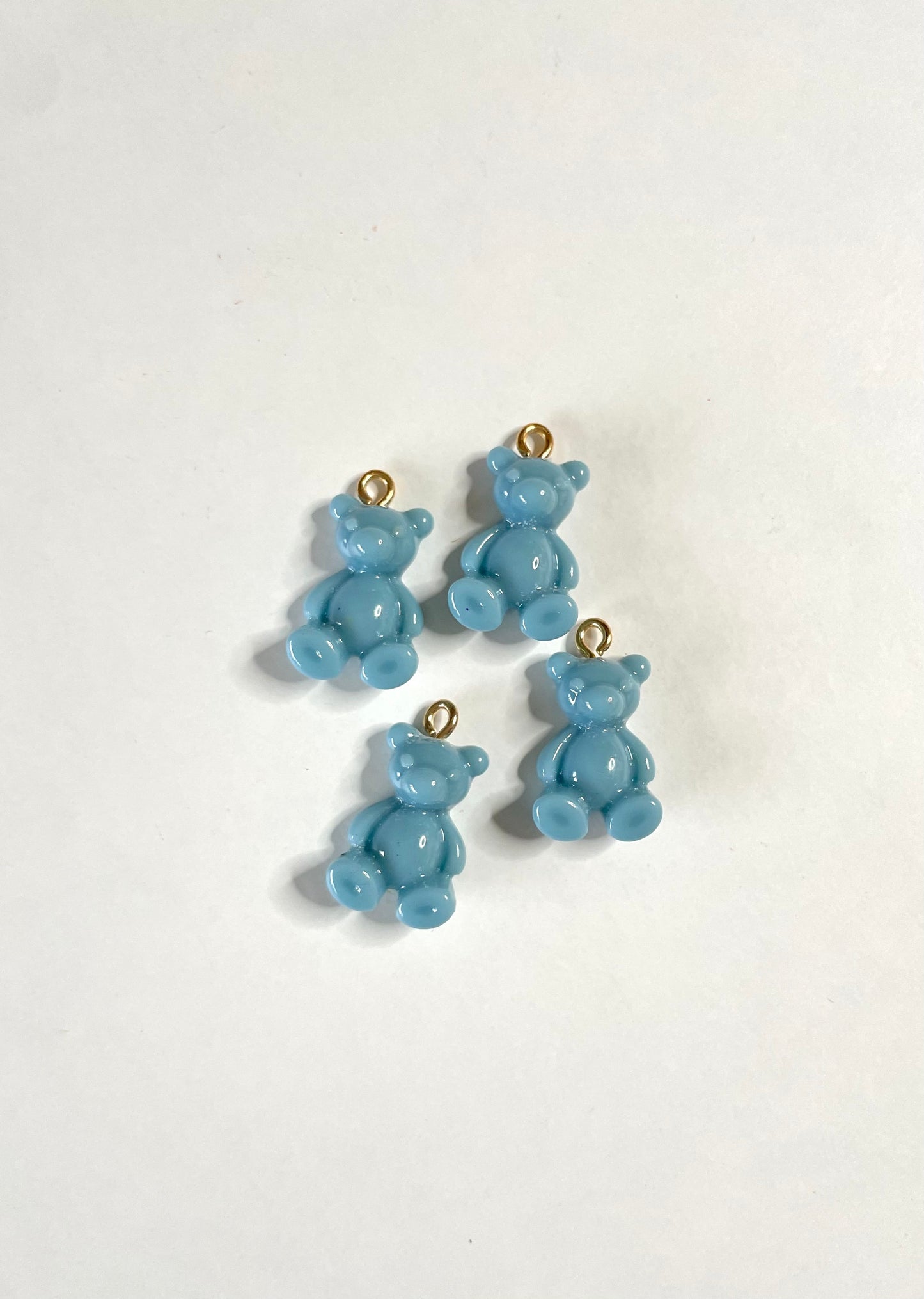 Zipper Charm - Gummy Bear (blue)