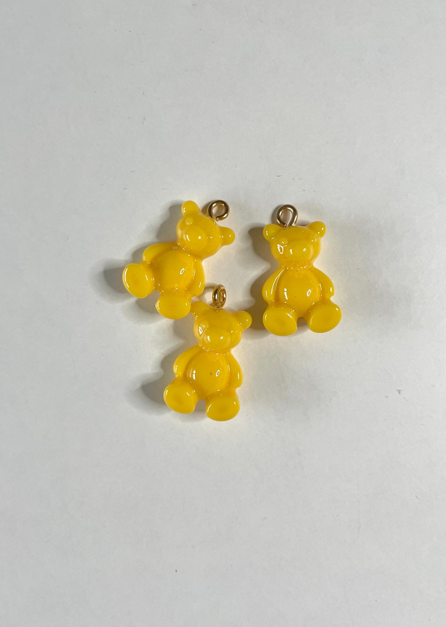 Zipper Charm - Gummy Bear (yellow)