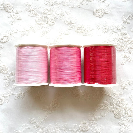 Fujix (Japan) Quilting Thread -- Pink Set