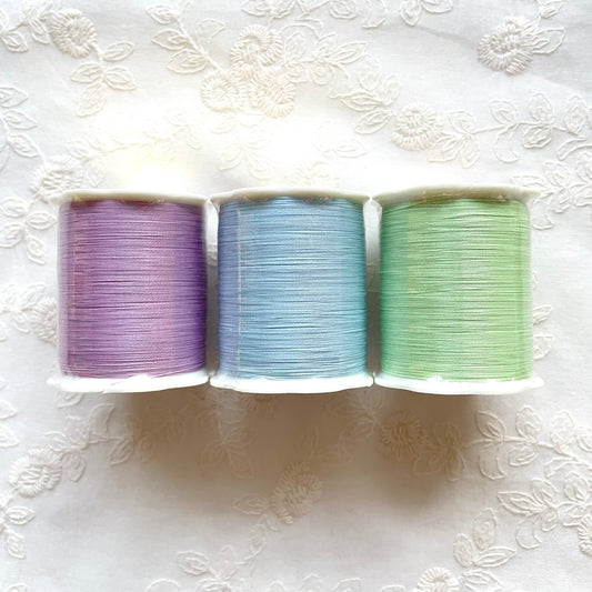 Fujix (Japan) Quilting Thread -- Blue/Green/Lilac Set