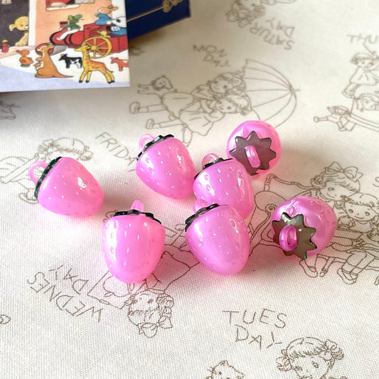 Zipper Charm - Classic strawberry (shining pink)