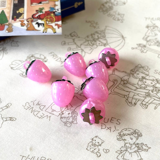 Zipper Charm - Classic strawberry (shining pink)