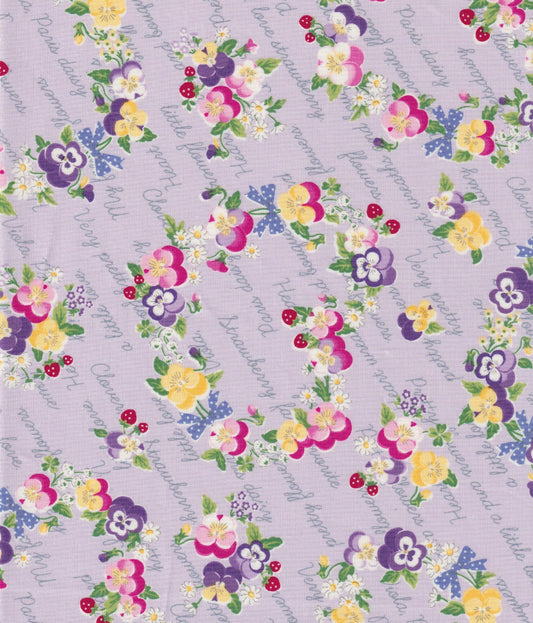 Viola Wreath -- Lilac