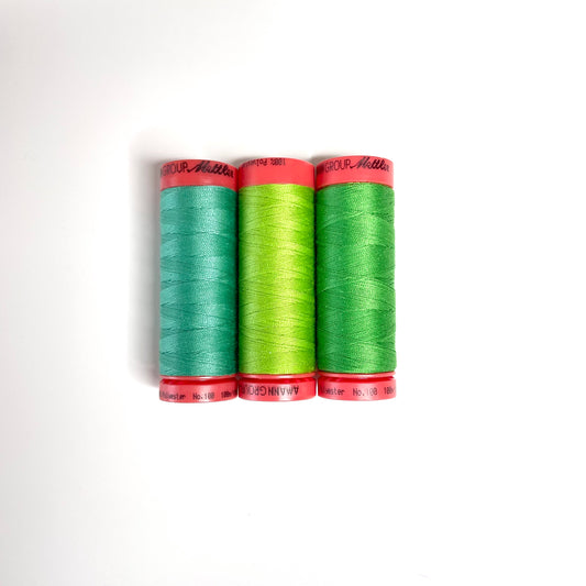 Atsuko Matsuyama's original thread set - green (3colours)