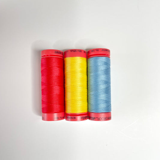 Atsuko Matsuyama's original thread set - Primary Colours (3colours)